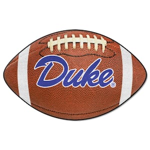 Duke Blue Devils Brown 20.5 in. x 32.5 in. Football Area Rug