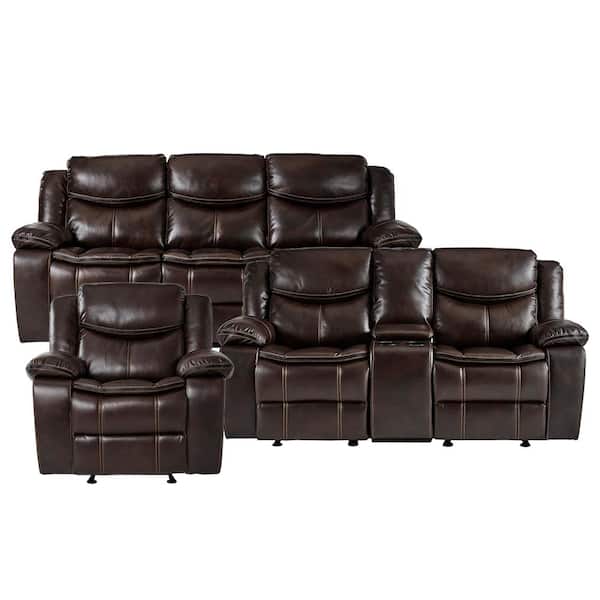 Lazzara Austin 87.5 in. W Pillow Top Arm Faux Leather Rectangle