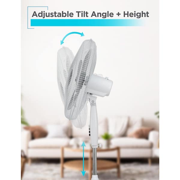 BLACK+DECKER BFP18SX 18 in. Pedestal Fan, Standing Fan with 3