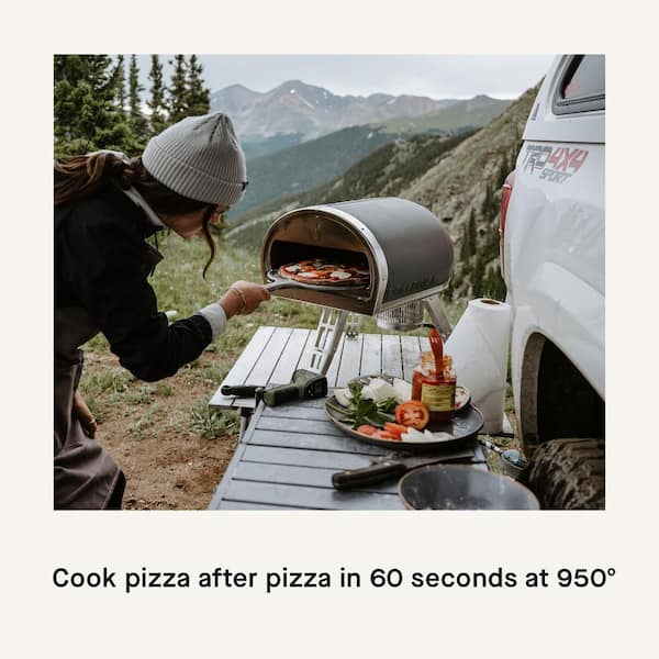 GOZNEY - Roccbox Propane Outdoor Portable Pizza Oven 12 in. Grey