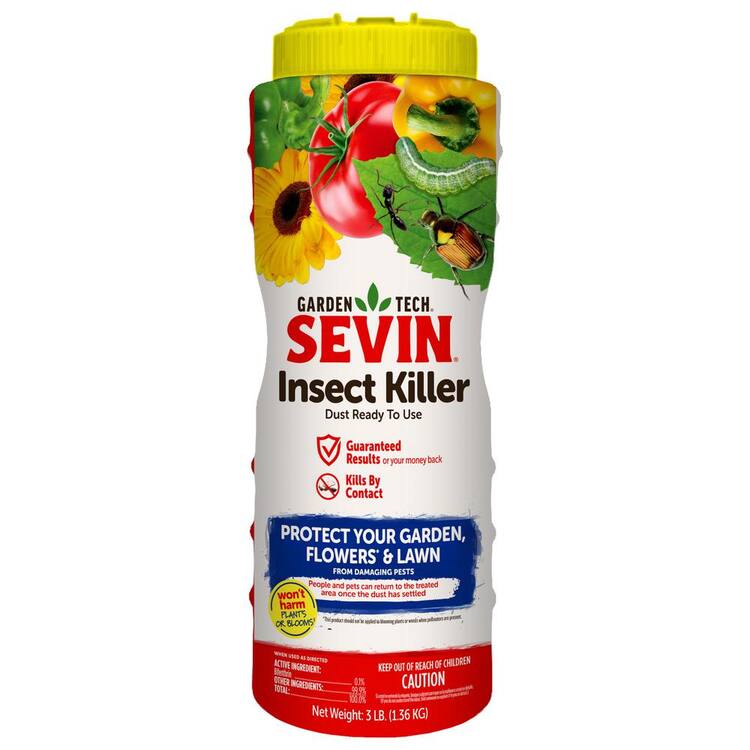 Sevin 3 lb. 6,000 sq. ft. Outdoor Lawn and Garden Insect Killer Dust Ready-To-Use