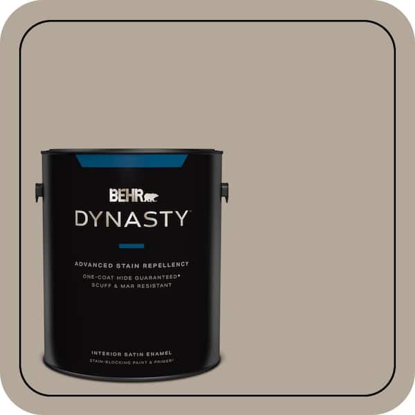 BEHR DYNASTY 1 gal. Home Decorators Collection #HDC-CL-05G Nantucket Sands Satin Enamel Interior Stain-Blocking Paint and Primer
