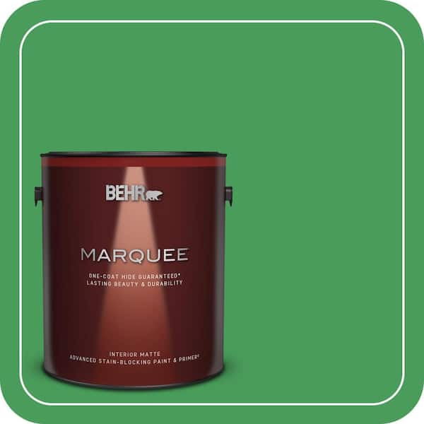 BEHR MARQUEE 1 gal. #P400-6 Clover Patch Matte Interior Paint & Primer