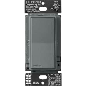 Sunnata Pro LED+ Touch Dimmer Switch, for 500W ELV/MLV, 250W LED, Single Pole/Multi Location, Slate (ST-PRO-N-SL)