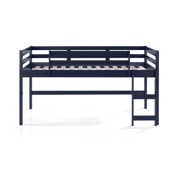 Navy Blue 78 in. W Twin Loft Bed LJ4-9LBd-Bu - The Home Depot