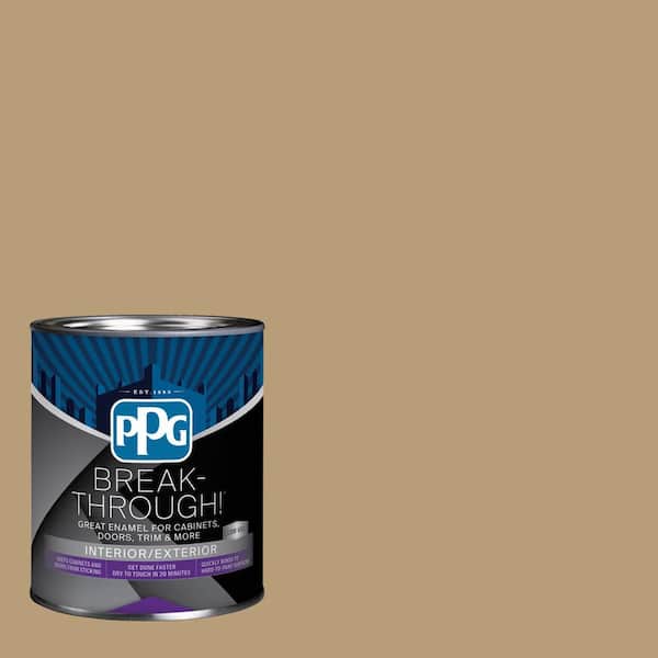 1 qt. PPG1086-5 Earthy Ocher Satin Door, Trim & Cabinet Paint