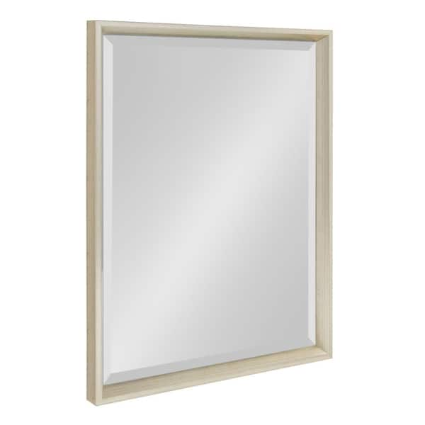 Kate and Laurel Calter Rectangle Silver Wall Mirror