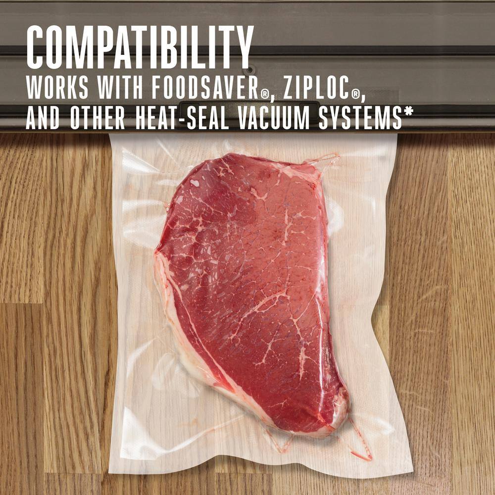 Weston Clear Gallon Vacuum Sealer Bags, 11" x 16", 100 Count