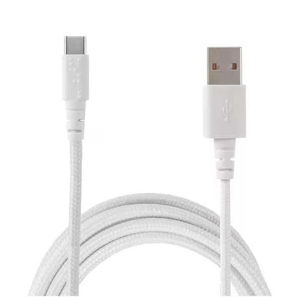 9 ft. Braided Cable for USB to USB-C