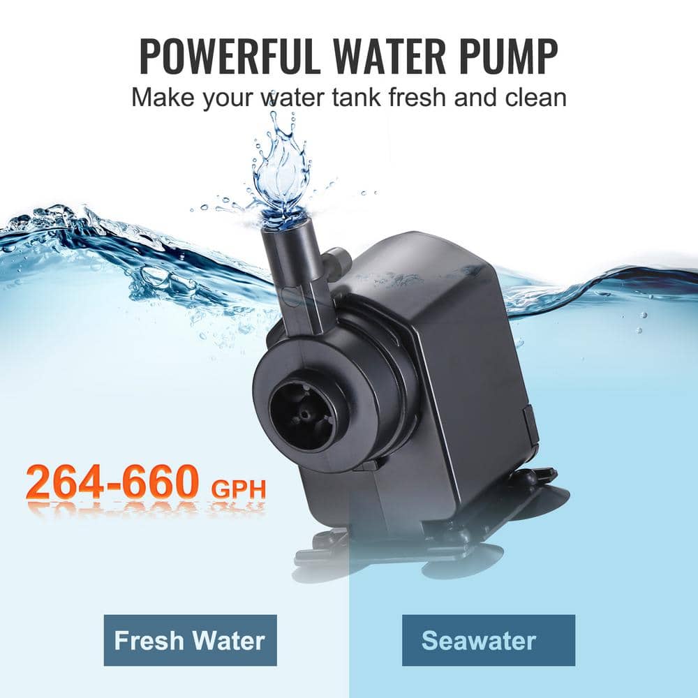 VEVOR 110 Gallon Black Polyester Aquarium Chiller
