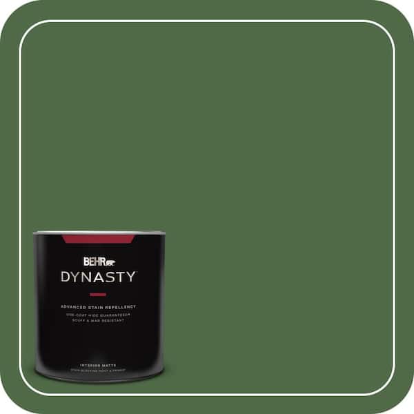 BEHR DYNASTY 1 qt. #M400-7 Garden Cucumber Matte Interior Stain-Blocking Paint and Primer