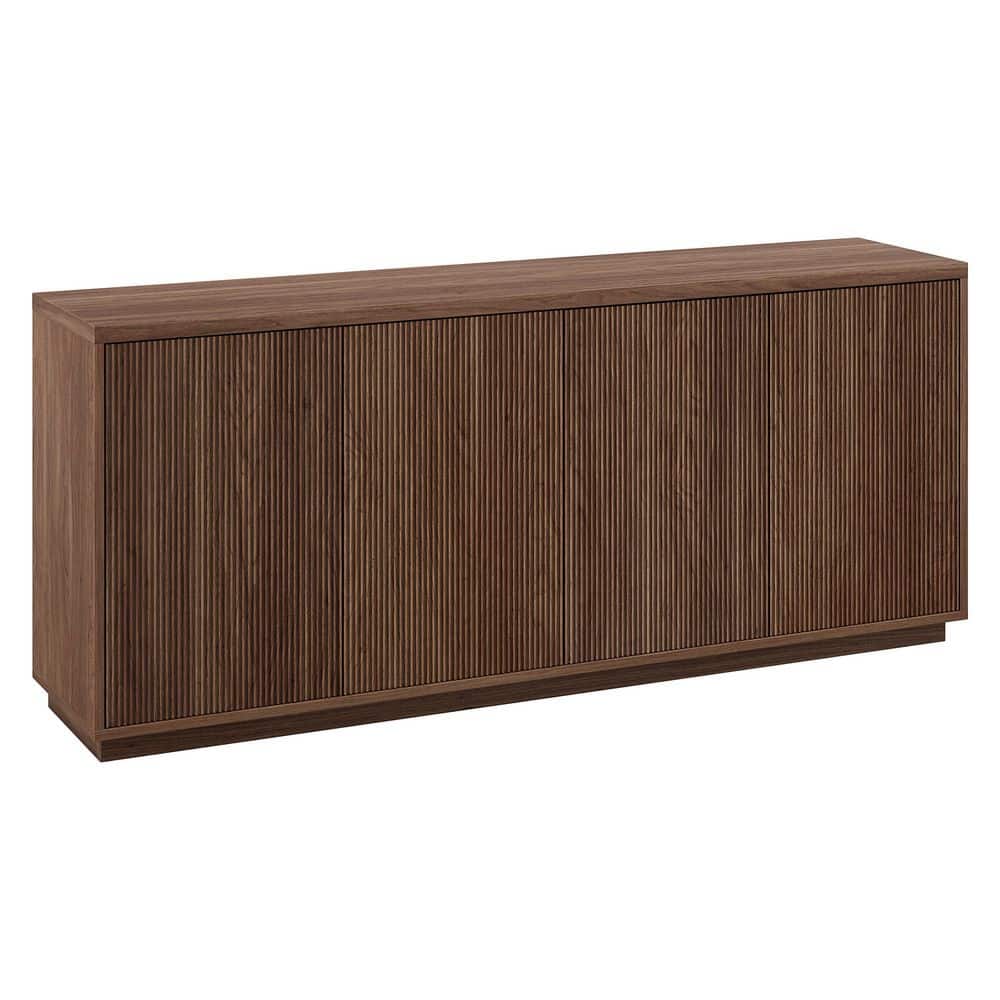 Meyer&Cross Alston Satin Walnut MDF 68 in. Buffet Table