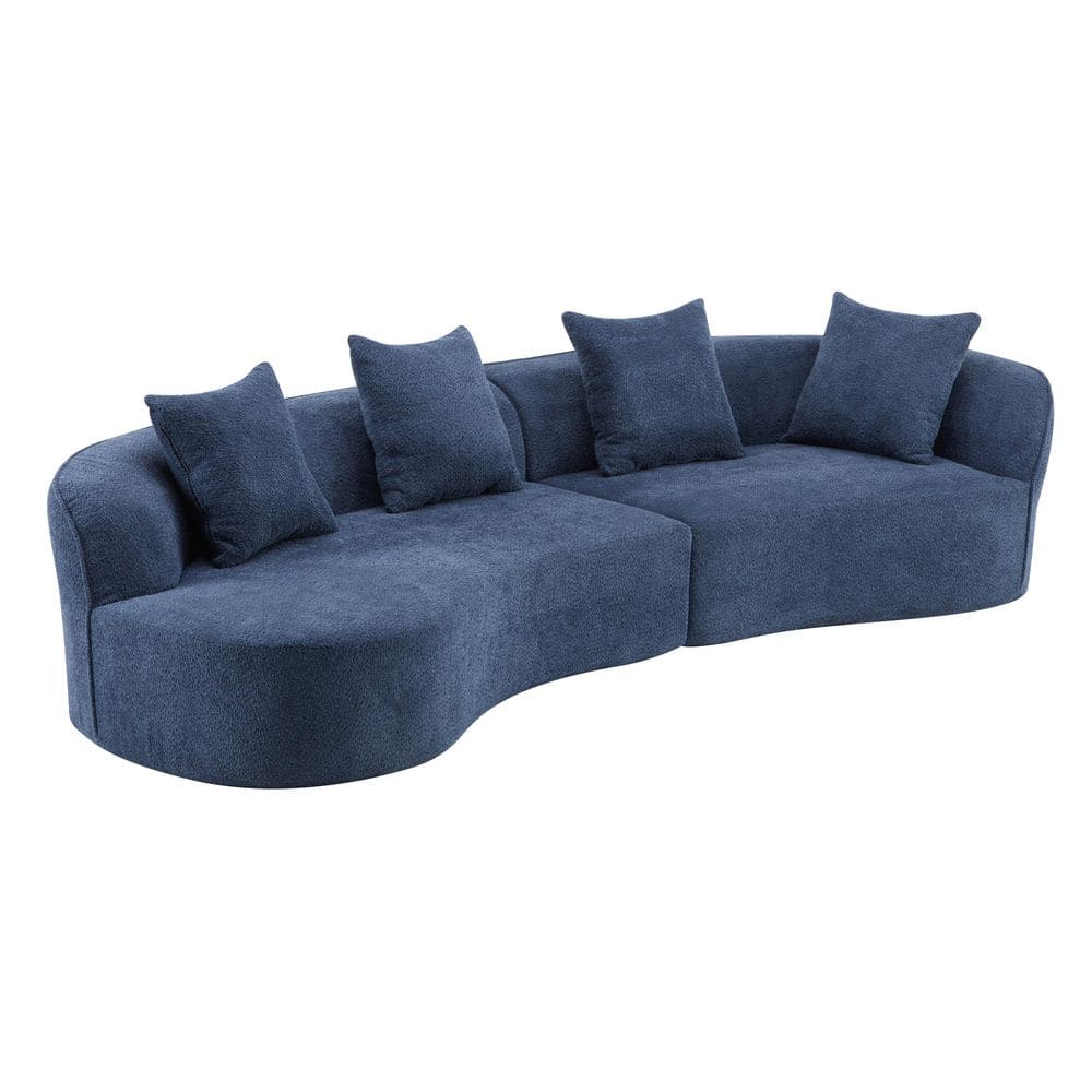 1/26迄 rikoao sofa navy Waldport Navy Sectional from Furniture of America | Coleman Furniture
