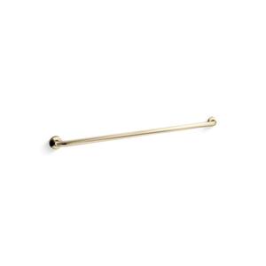Contemporary 42 in. Grab/Assist Bar in Vibrant French Gold