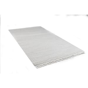 Montauk Ivory 8 ft. x 10 ft. (7 ft. 6 in. x 9 ft. 6 in.) Geometric Contemporary Area Rug