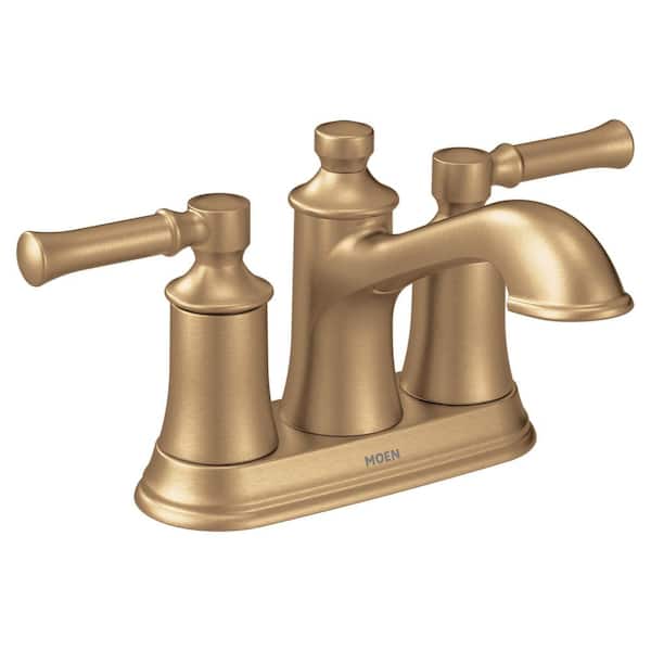 Dartmoor 2-Handle Low Arc Bathroom Faucet, Bronzed Gold