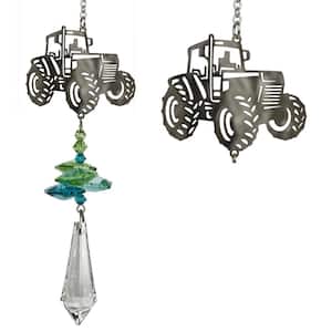 Woodstock Rainbow Makers Collection, Crystal Fantasy, 4.5 in. Tractor Crystal Suncatcher