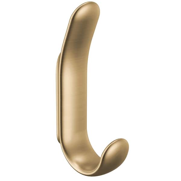 Bonacci Gold J-Hook Robe/Towel Hook in Champagne Bronze