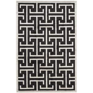 Amherst Anthracite/Light Gray 4 ft. x 6 ft. Geometric Area Rug