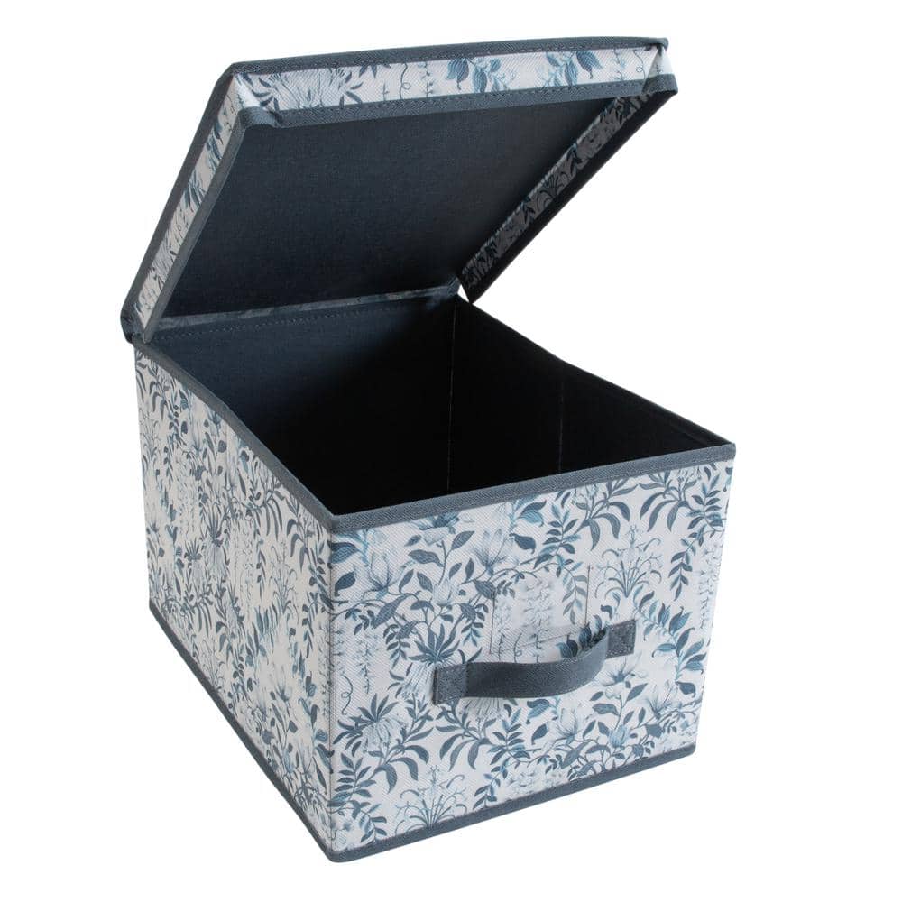 Parterre Blue Collapsible Non-Woven Kids Storage Box