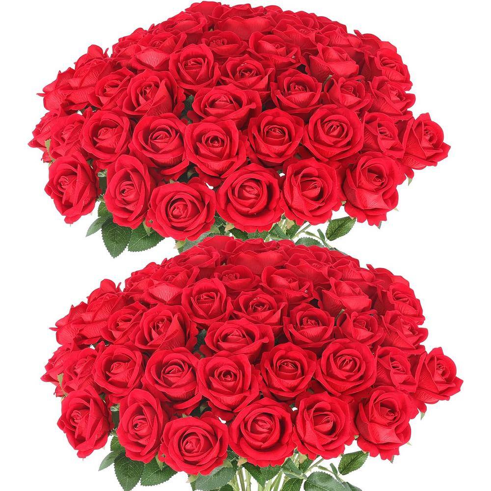 14 in. Indoor/Outdoor Ivory Artificial Roses