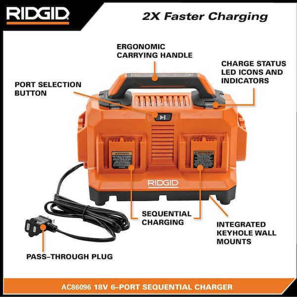 Ridgid battery 2024 hedge trimmer