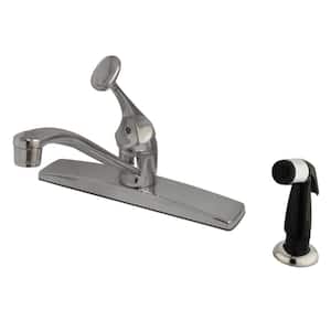 Columbia Single-Handle Centerset Standard Kitchen Faucet in Polished Chrome