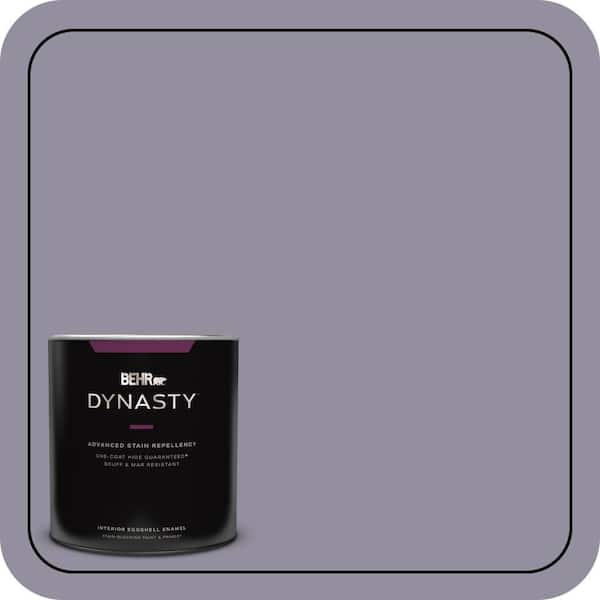 BEHR DYNASTY 1 qt. #N560-4 Evening in Paris One-Coat Hide Eggshell Enamel Interior Stain-Blocking Paint and Primer