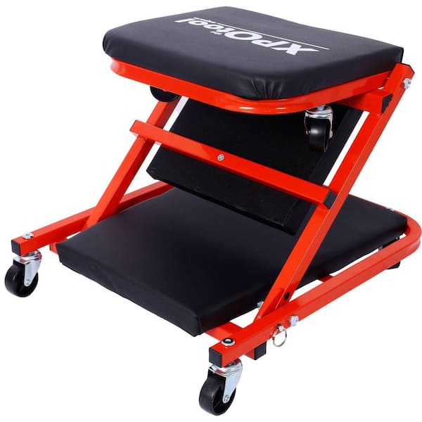 Miscool Ami 300LB Mechanic Creeper Seat Low Profile with 6 Wheels