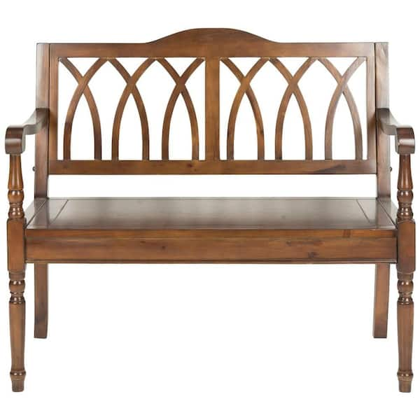 SAFAVIEH Benjamin Brown Entryway Bench