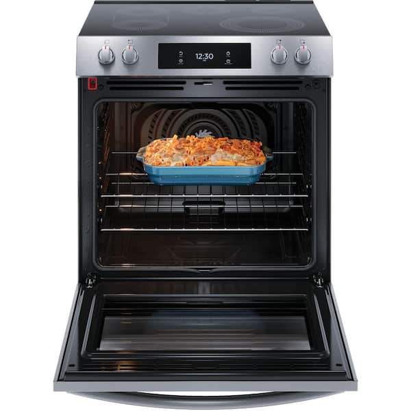Gallery 30 in. 6 cu. ft. 5 Burner Slide-In Gas Range with Total Convection and Air Fry, Smudge Proof Stainless Steel