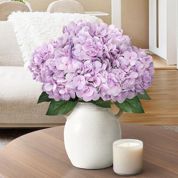 HC-18 Heartfelt Lush Lilac セット　未使用 LIVING LUXURY 18 in. Light Lilac Purple Natural Touch Artificial