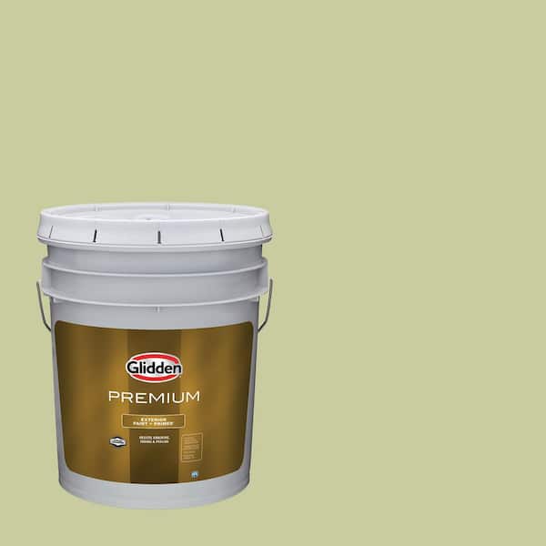 Glidden Premium 5 gal. PPG1119-4 Dancing Kite Semi-Gloss Exterior Latex Paint
