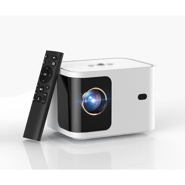 1920 x 1080 Full HD 5G WiFi Mini Bluetooth Projector with 10000 Lumens Smartphone Projector Outdoor Movie for PC/TV