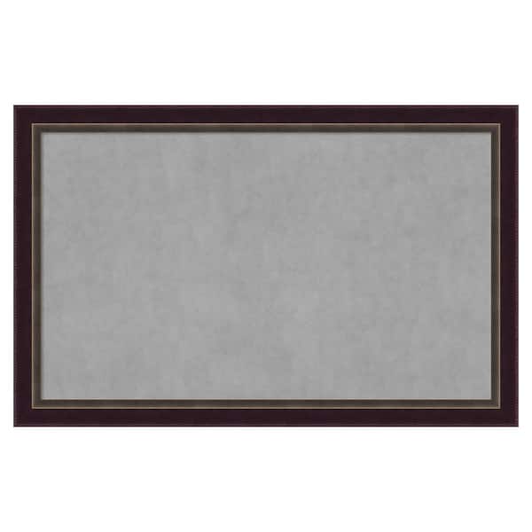 Amanti Art Signore Bronze 44 in. x 28 in. Framed Magnetic Board