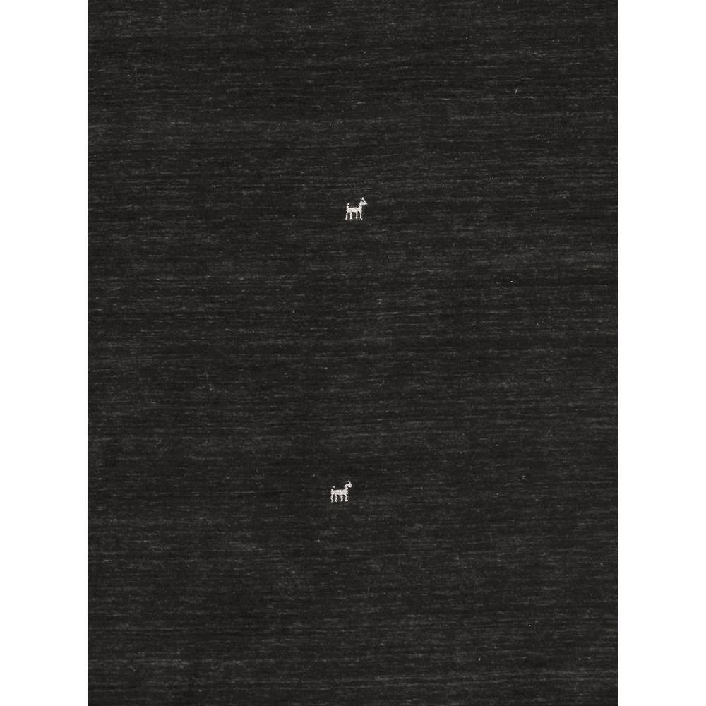 Elegant Gramercy 5' x 7' Hand-Loomed Gray Wool & Silk Area Rug