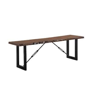 Jackson Walnut Wood Bench