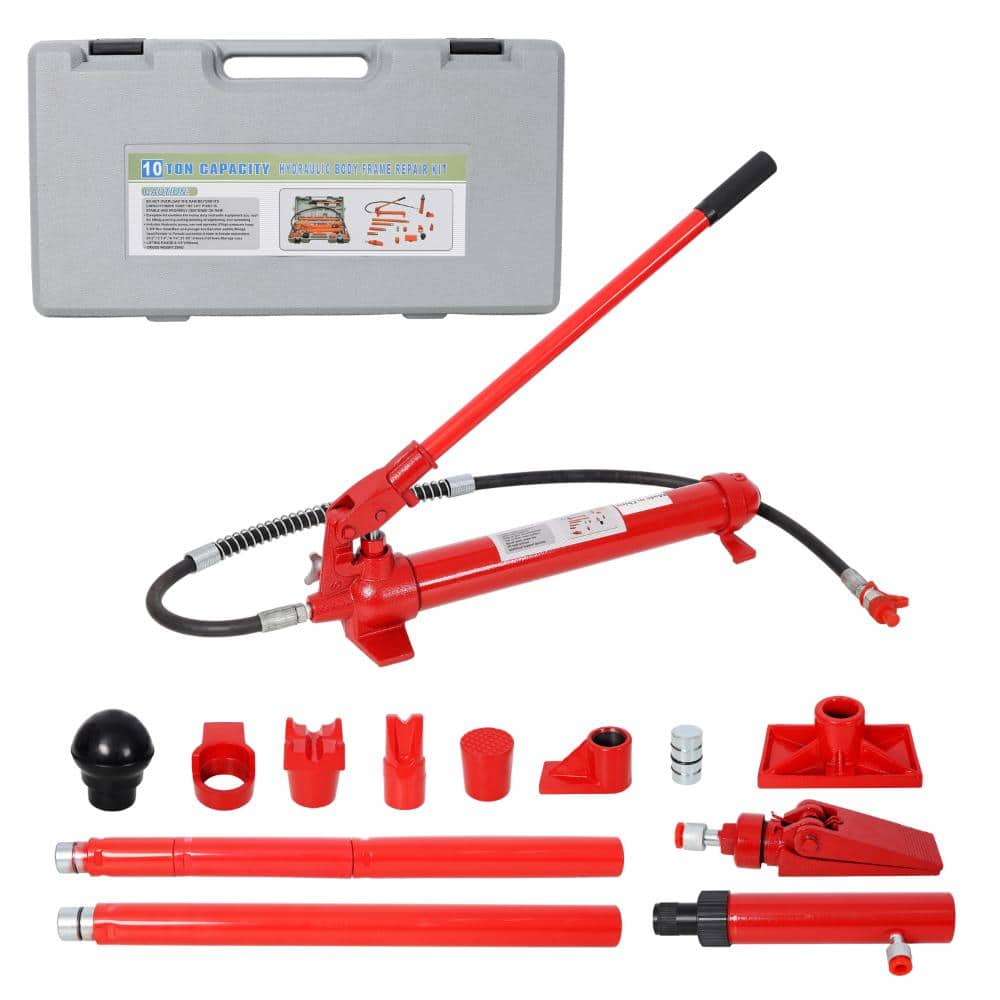 10Ton Porta Power Kit, Portable Hydraulic Jack with Oil Hose, Auto Body Frame Repair Kit with Storage Case price history on PriceWatchPro