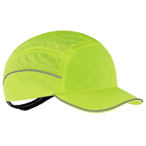 Skullerz Short Brim Lime Lightweight Bump Cap Hat