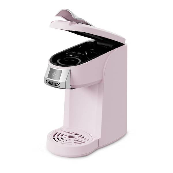 Edendirect Rebin One Cup Light Pink Single Serce Coffee Maker for Capsule,  K-Cup Pod, Reusable Filter with Automatic Shut-Off HJRY23040103 - The Home  Depot