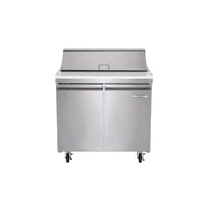 7.6 cu. ft. Commercial Sandwich/Salad Prep Table Freezerless Refrigerator in Stainless Steel
