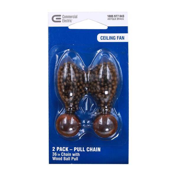 Westinghouse Wooden Handle Natural Finish Pull Chain