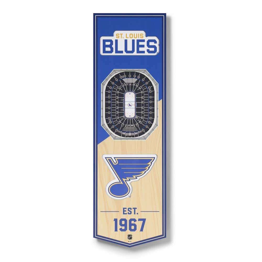  St Louis Blues Fan Rules Garden Flag - 13 x 18 Inches