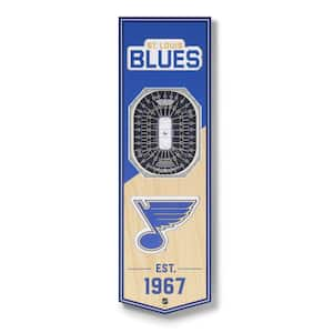 St. Louis Blues Digitize Throw Blanket