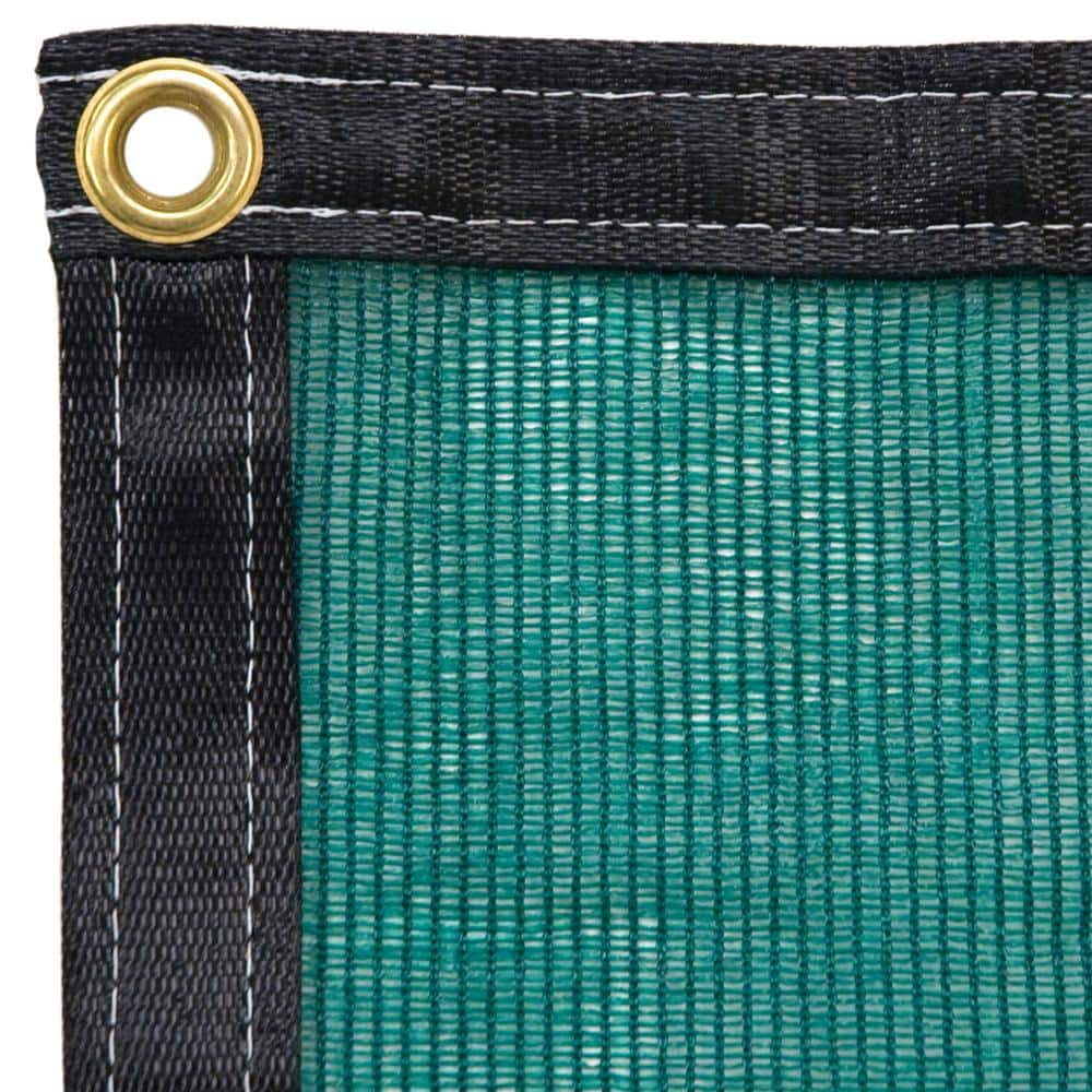 Green Outdoor Garden Shade Cloth with Brass Grommets
