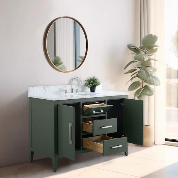 remodel 05 V.A. 『VANITY BOX』 Vanity Art Laval 60 in. W x 22 in. D x 34 in. H Single Sink