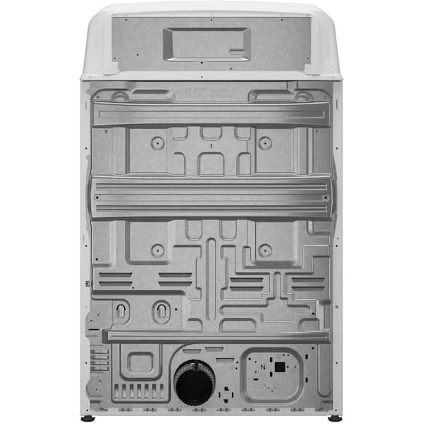 6.2 cu. ft. vented Electric Dryer in White with Auto Dry