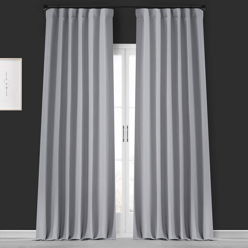 Exclusive Fabrics Furnishings Moonlight Grey Placid Thermal Blackout   Moonlight Grey Exclusive Fabrics Furnishings Blackout Curtains Ptbo 201036 84 64 1000 