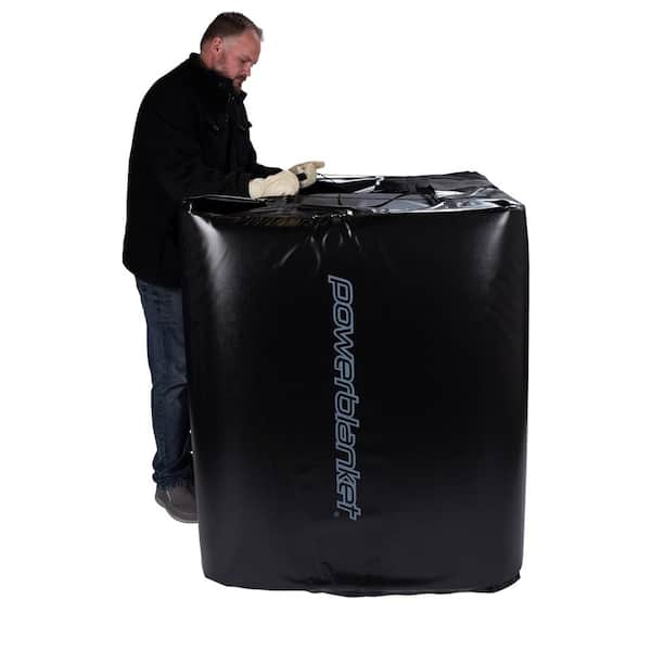 Insulated 350-Gal. IBC Tote Heating Blanket, IBC Tank Heater, Adjustable Thermostat Controller, Max Temp 145°F