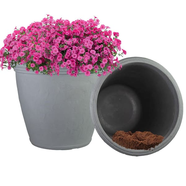 plant pot with drainage hole Succulent Pots, 6.1 Inch Succulent Planter Pots with Drainage Hole Pa –  artketty main image 0